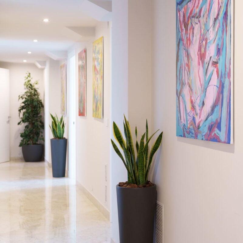 L’arte all’interno del business center